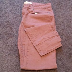 Peach colored pants